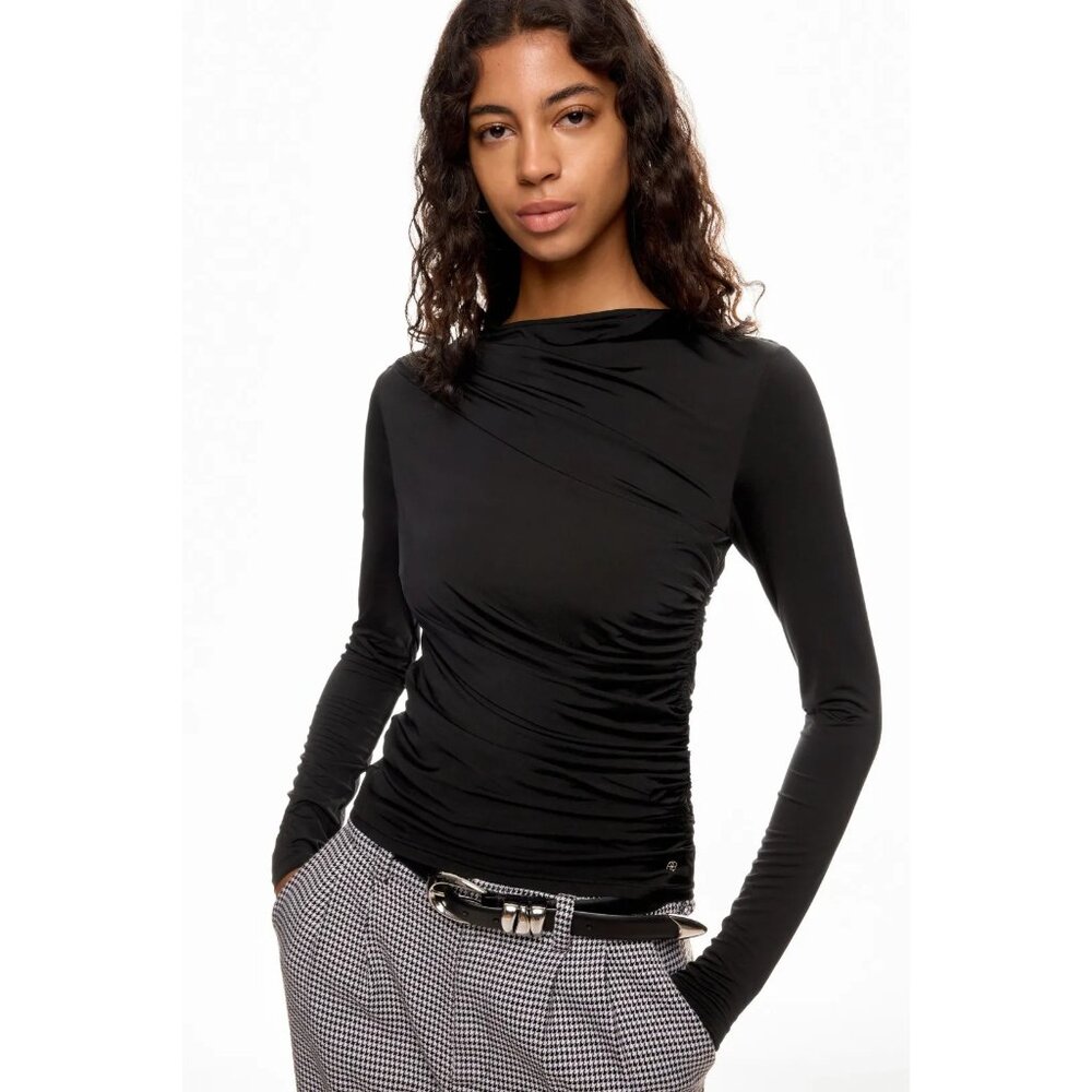 Anine Bing Black Long Sleeve Top